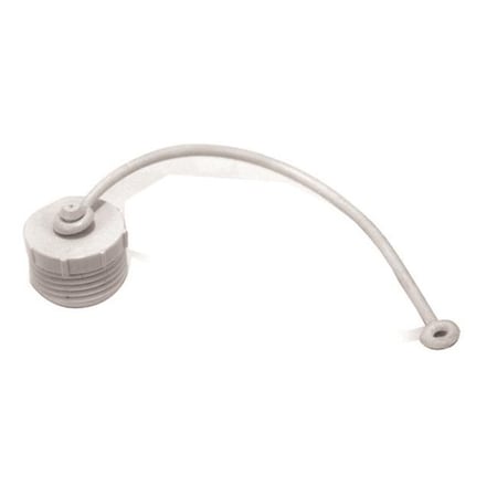 Bookazine T10201E 0.75 In. Male Pipe Thread Garden Hose Plug; White TI348084